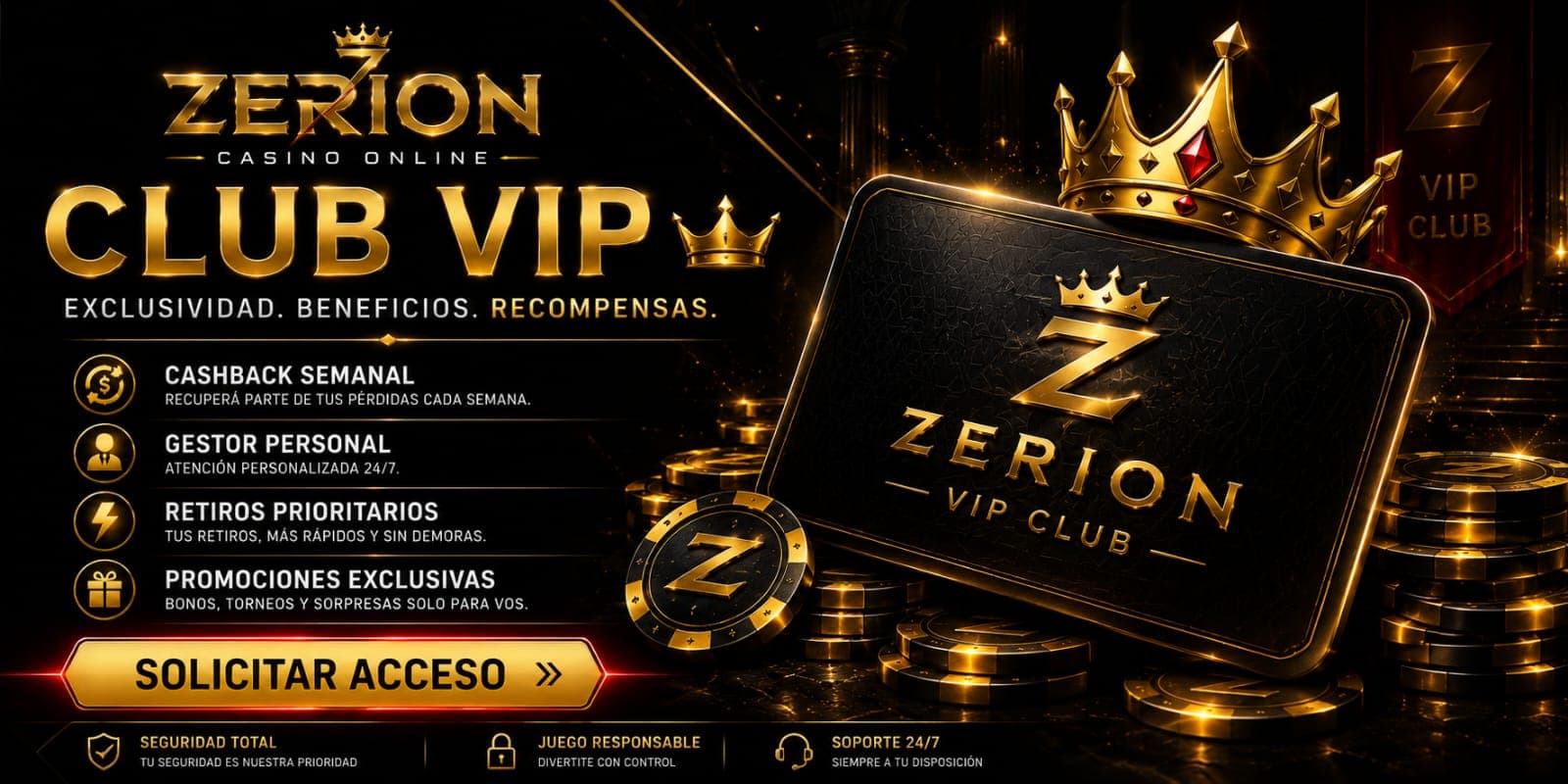 Zerions Casino Online - retiros rapidos